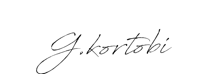 Antro_Vectra is a professional signature style that is perfect for those who want to add a touch of class to their signature. It is also a great choice for those who want to make their signature more unique. Get G.kortobi name to fancy signature for free. G.kortobi signature style 6 images and pictures png