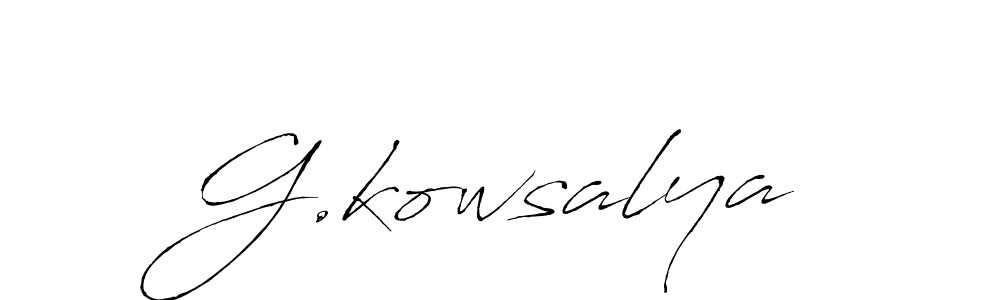 See photos of G.kowsalya official signature by Spectra . Check more albums & portfolios. Read reviews & check more about Antro_Vectra font. G.kowsalya signature style 6 images and pictures png