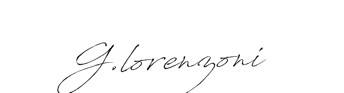 Use a signature maker to create a handwritten signature online. With this signature software, you can design (Antro_Vectra) your own signature for name G.lorenzoni. G.lorenzoni signature style 6 images and pictures png