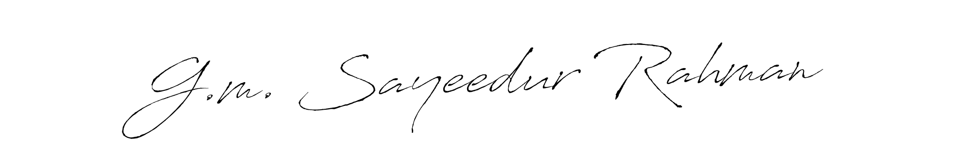 Once you've used our free online signature maker to create your best signature Antro_Vectra style, it's time to enjoy all of the benefits that G.m. Sayeedur Rahman name signing documents. G.m. Sayeedur Rahman signature style 6 images and pictures png