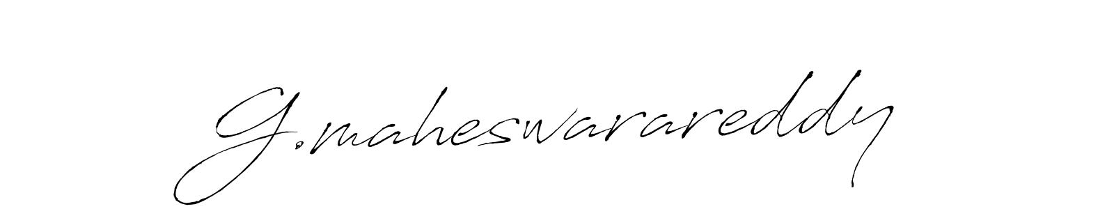 Create a beautiful signature design for name G.maheswarareddy. With this signature (Antro_Vectra) fonts, you can make a handwritten signature for free. G.maheswarareddy signature style 6 images and pictures png