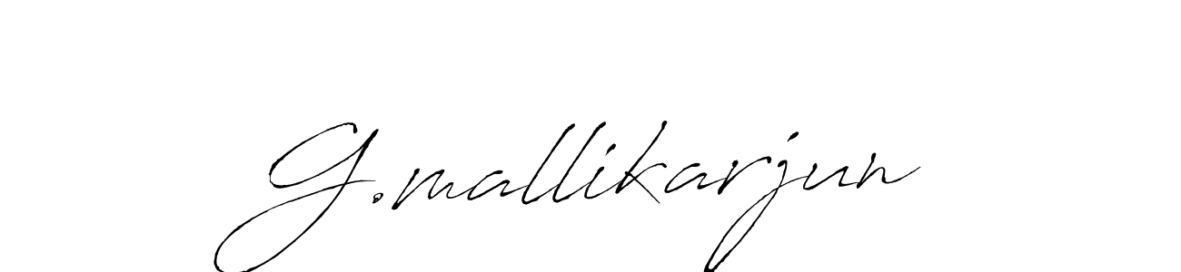 G.mallikarjun stylish signature style. Best Handwritten Sign (Antro_Vectra) for my name. Handwritten Signature Collection Ideas for my name G.mallikarjun. G.mallikarjun signature style 6 images and pictures png