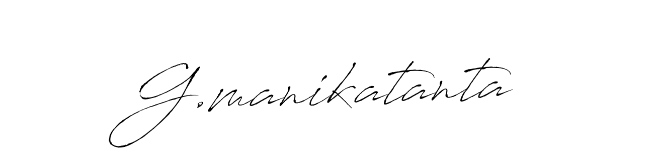 Make a beautiful signature design for name G.manikatanta. Use this online signature maker to create a handwritten signature for free. G.manikatanta signature style 6 images and pictures png