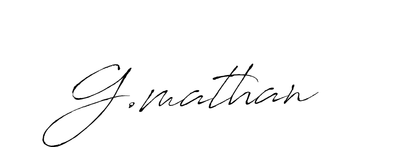 How to make G.mathan signature? Antro_Vectra is a professional autograph style. Create handwritten signature for G.mathan name. G.mathan signature style 6 images and pictures png