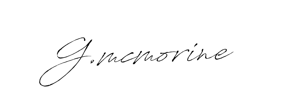 How to make G.mcmorine signature? Antro_Vectra is a professional autograph style. Create handwritten signature for G.mcmorine name. G.mcmorine signature style 6 images and pictures png