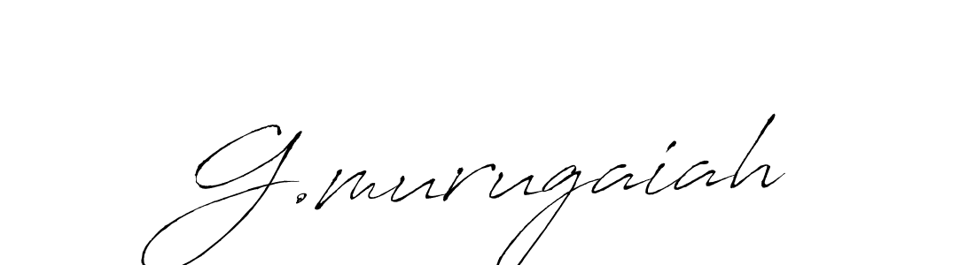 The best way (Antro_Vectra) to make a short signature is to pick only two or three words in your name. The name G.murugaiah include a total of six letters. For converting this name. G.murugaiah signature style 6 images and pictures png