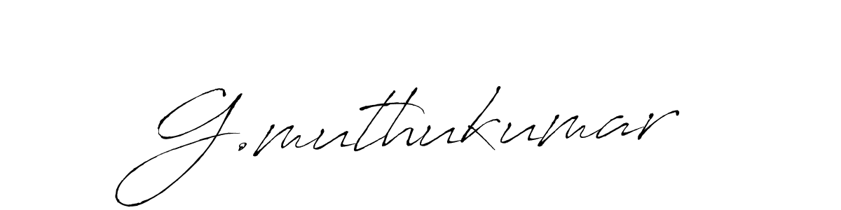 G.muthukumar stylish signature style. Best Handwritten Sign (Antro_Vectra) for my name. Handwritten Signature Collection Ideas for my name G.muthukumar. G.muthukumar signature style 6 images and pictures png
