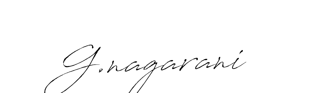 You should practise on your own different ways (Antro_Vectra) to write your name (G.nagarani) in signature. don't let someone else do it for you. G.nagarani signature style 6 images and pictures png