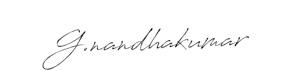 Similarly Antro_Vectra is the best handwritten signature design. Signature creator online .You can use it as an online autograph creator for name G.nandhakumar. G.nandhakumar signature style 6 images and pictures png