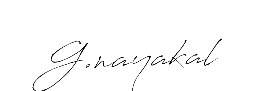 How to make G.nayakal signature? Antro_Vectra is a professional autograph style. Create handwritten signature for G.nayakal name. G.nayakal signature style 6 images and pictures png