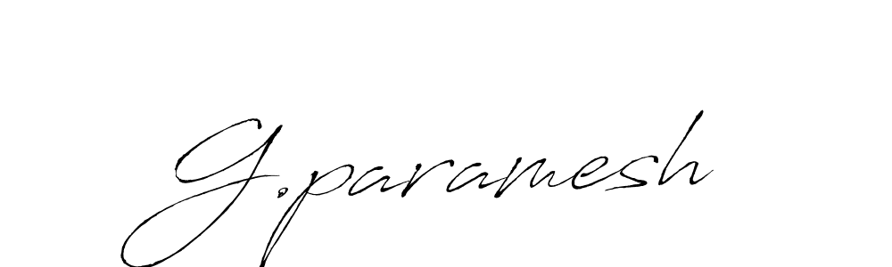 You should practise on your own different ways (Antro_Vectra) to write your name (G.paramesh) in signature. don't let someone else do it for you. G.paramesh signature style 6 images and pictures png