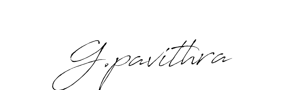 Create a beautiful signature design for name G.pavithra. With this signature (Antro_Vectra) fonts, you can make a handwritten signature for free. G.pavithra signature style 6 images and pictures png