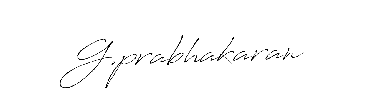 How to make G.prabhakaran signature? Antro_Vectra is a professional autograph style. Create handwritten signature for G.prabhakaran name. G.prabhakaran signature style 6 images and pictures png