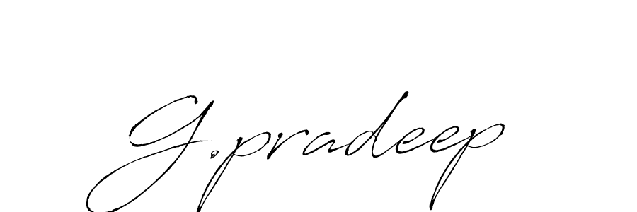 Also we have G.pradeep name is the best signature style. Create professional handwritten signature collection using Antro_Vectra autograph style. G.pradeep signature style 6 images and pictures png