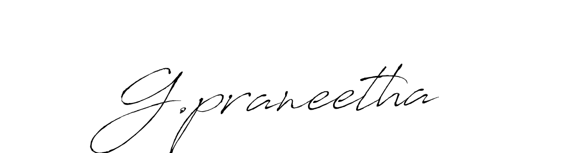You should practise on your own different ways (Antro_Vectra) to write your name (G.praneetha) in signature. don't let someone else do it for you. G.praneetha signature style 6 images and pictures png