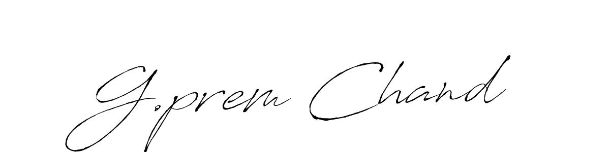 Antro_Vectra is a professional signature style that is perfect for those who want to add a touch of class to their signature. It is also a great choice for those who want to make their signature more unique. Get G.prem Chand name to fancy signature for free. G.prem Chand signature style 6 images and pictures png