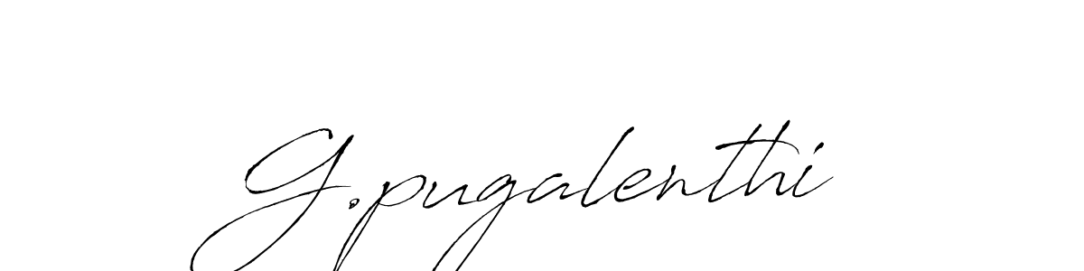 Use a signature maker to create a handwritten signature online. With this signature software, you can design (Antro_Vectra) your own signature for name G.pugalenthi. G.pugalenthi signature style 6 images and pictures png