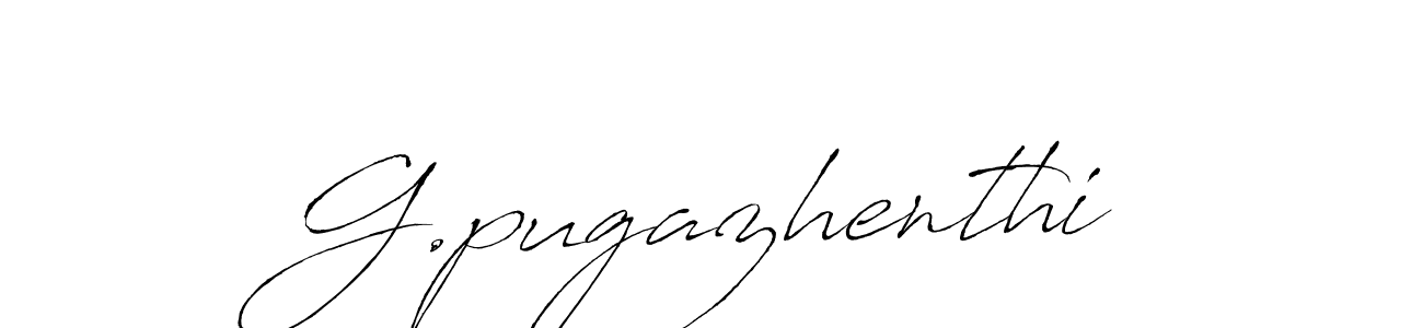 Make a beautiful signature design for name G.pugazhenthi. With this signature (Antro_Vectra) style, you can create a handwritten signature for free. G.pugazhenthi signature style 6 images and pictures png