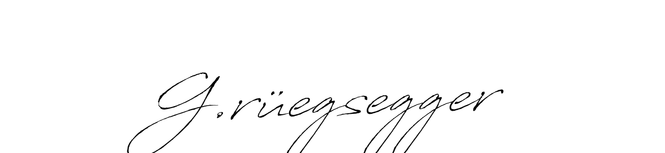 Design your own signature with our free online signature maker. With this signature software, you can create a handwritten (Antro_Vectra) signature for name G.rüegsegger. G.rüegsegger signature style 6 images and pictures png