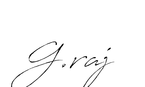 if you are searching for the best signature style for your name G.raj. so please give up your signature search. here we have designed multiple signature styles  using Antro_Vectra. G.raj signature style 6 images and pictures png