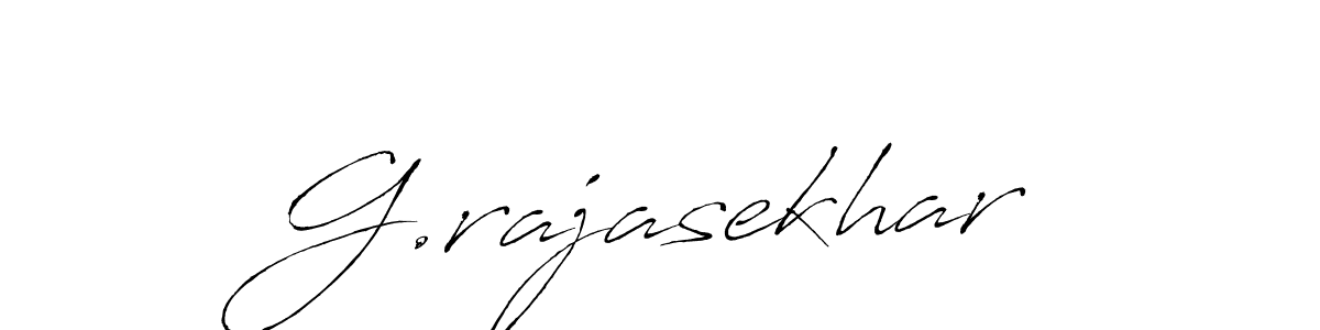 G.rajasekhar stylish signature style. Best Handwritten Sign (Antro_Vectra) for my name. Handwritten Signature Collection Ideas for my name G.rajasekhar. G.rajasekhar signature style 6 images and pictures png