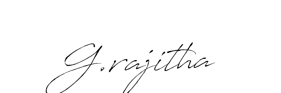 G.rajitha stylish signature style. Best Handwritten Sign (Antro_Vectra) for my name. Handwritten Signature Collection Ideas for my name G.rajitha. G.rajitha signature style 6 images and pictures png