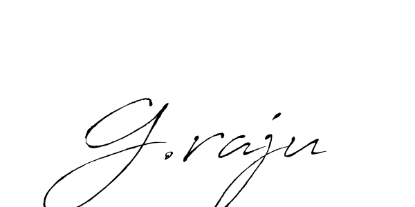 G.raju stylish signature style. Best Handwritten Sign (Antro_Vectra) for my name. Handwritten Signature Collection Ideas for my name G.raju. G.raju signature style 6 images and pictures png