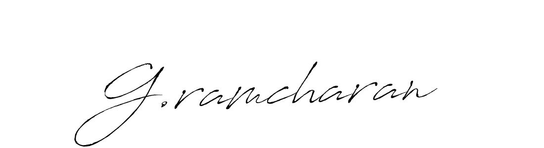 Make a beautiful signature design for name G.ramcharan. Use this online signature maker to create a handwritten signature for free. G.ramcharan signature style 6 images and pictures png