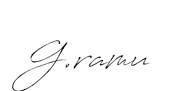 Make a beautiful signature design for name G.ramu. Use this online signature maker to create a handwritten signature for free. G.ramu signature style 6 images and pictures png