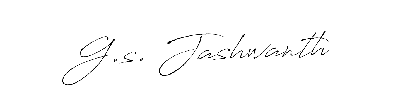 It looks lik you need a new signature style for name G.s. Jashwanth. Design unique handwritten (Antro_Vectra) signature with our free signature maker in just a few clicks. G.s. Jashwanth signature style 6 images and pictures png