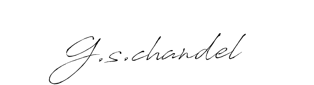 How to make G.s.chandel signature? Antro_Vectra is a professional autograph style. Create handwritten signature for G.s.chandel name. G.s.chandel signature style 6 images and pictures png