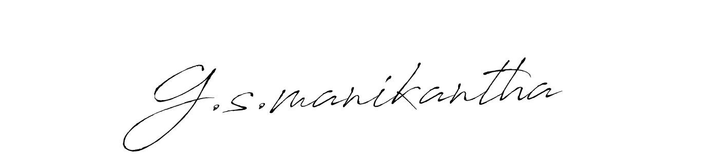 Make a beautiful signature design for name G.s.manikantha. Use this online signature maker to create a handwritten signature for free. G.s.manikantha signature style 6 images and pictures png