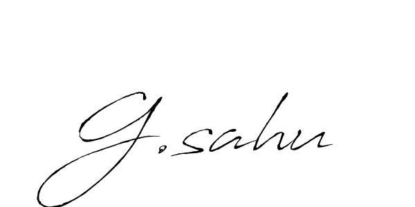 Make a beautiful signature design for name G.sahu. Use this online signature maker to create a handwritten signature for free. G.sahu signature style 6 images and pictures png