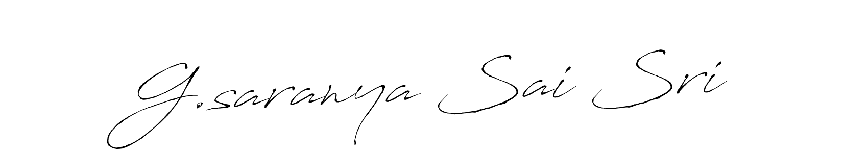 Also we have G.saranya Sai Sri name is the best signature style. Create professional handwritten signature collection using Antro_Vectra autograph style. G.saranya Sai Sri signature style 6 images and pictures png