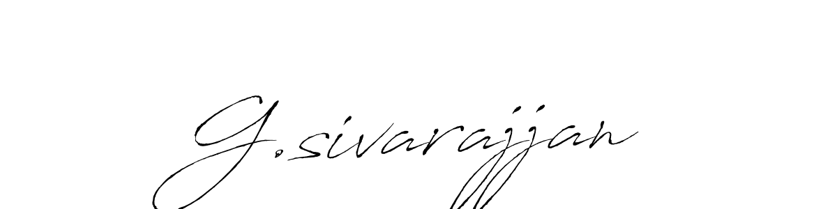 Create a beautiful signature design for name G.sivarajjan. With this signature (Antro_Vectra) fonts, you can make a handwritten signature for free. G.sivarajjan signature style 6 images and pictures png