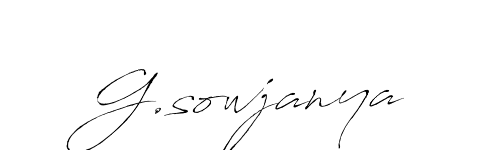 How to make G.sowjanya signature? Antro_Vectra is a professional autograph style. Create handwritten signature for G.sowjanya name. G.sowjanya signature style 6 images and pictures png