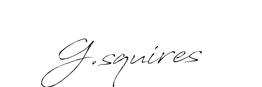 How to Draw G.squires signature style? Antro_Vectra is a latest design signature styles for name G.squires. G.squires signature style 6 images and pictures png