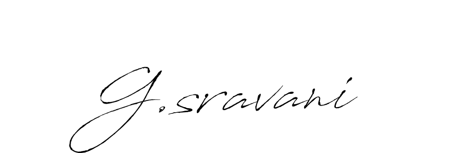 You should practise on your own different ways (Antro_Vectra) to write your name (G.sravani) in signature. don't let someone else do it for you. G.sravani signature style 6 images and pictures png