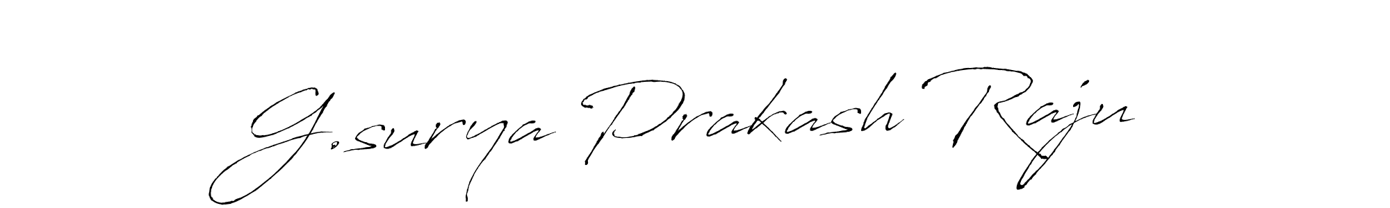 Similarly Antro_Vectra is the best handwritten signature design. Signature creator online .You can use it as an online autograph creator for name G.surya Prakash Raju. G.surya Prakash Raju signature style 6 images and pictures png