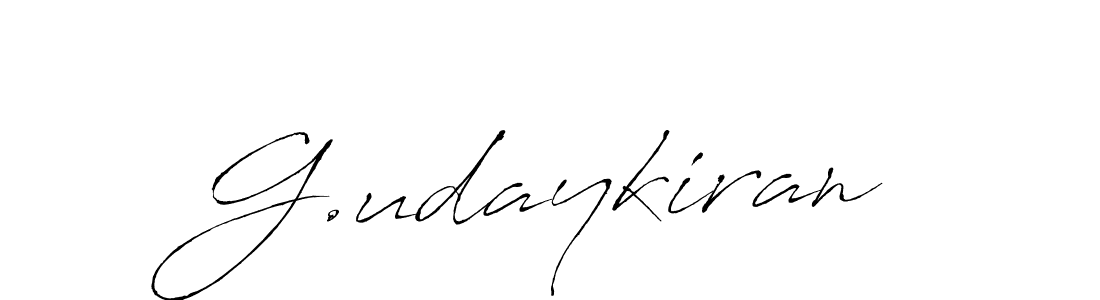 Use a signature maker to create a handwritten signature online. With this signature software, you can design (Antro_Vectra) your own signature for name G.udaykiran. G.udaykiran signature style 6 images and pictures png