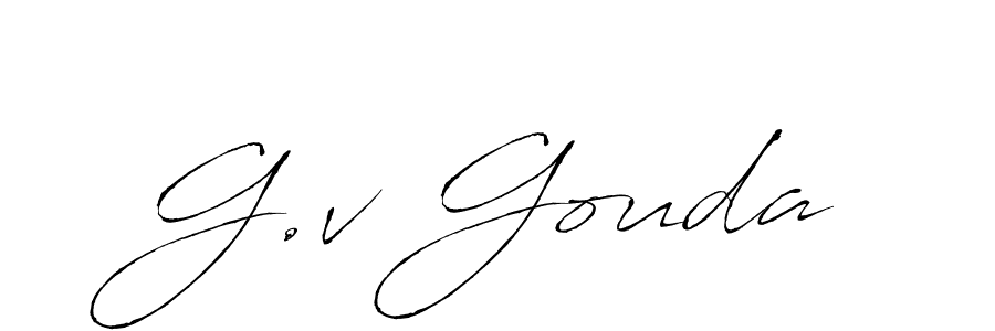 Similarly Antro_Vectra is the best handwritten signature design. Signature creator online .You can use it as an online autograph creator for name G.v Gouda. G.v Gouda signature style 6 images and pictures png