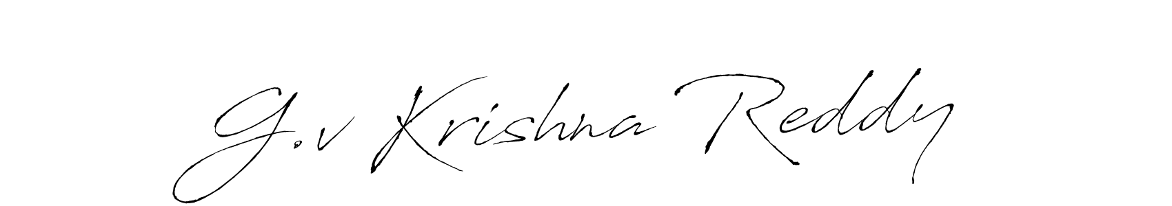 You should practise on your own different ways (Antro_Vectra) to write your name (G.v Krishna Reddy) in signature. don't let someone else do it for you. G.v Krishna Reddy signature style 6 images and pictures png