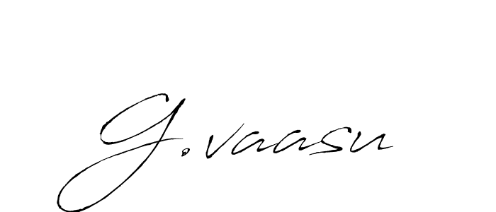 G.vaasu stylish signature style. Best Handwritten Sign (Antro_Vectra) for my name. Handwritten Signature Collection Ideas for my name G.vaasu. G.vaasu signature style 6 images and pictures png