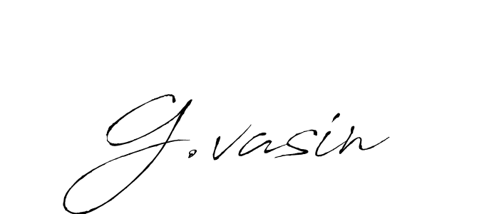 Design your own signature with our free online signature maker. With this signature software, you can create a handwritten (Antro_Vectra) signature for name G.vasin. G.vasin signature style 6 images and pictures png