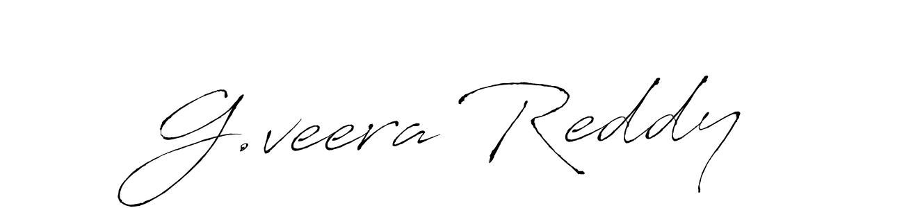How to make G.veera Reddy signature? Antro_Vectra is a professional autograph style. Create handwritten signature for G.veera Reddy name. G.veera Reddy signature style 6 images and pictures png