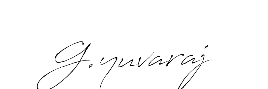 Create a beautiful signature design for name G.yuvaraj. With this signature (Antro_Vectra) fonts, you can make a handwritten signature for free. G.yuvaraj signature style 6 images and pictures png