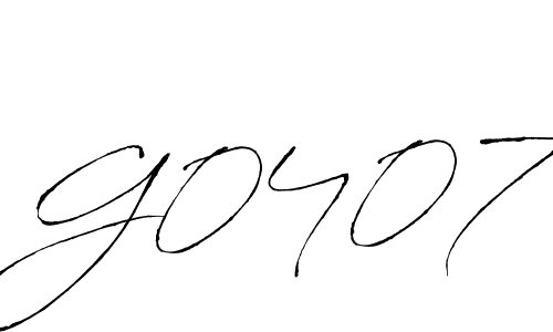 Antro_Vectra is a professional signature style that is perfect for those who want to add a touch of class to their signature. It is also a great choice for those who want to make their signature more unique. Get G0407 name to fancy signature for free. G0407 signature style 6 images and pictures png