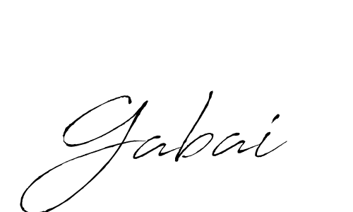 How to make Gabai signature? Antro_Vectra is a professional autograph style. Create handwritten signature for Gabai name. Gabai signature style 6 images and pictures png