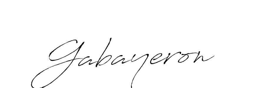 How to make Gabayeron signature? Antro_Vectra is a professional autograph style. Create handwritten signature for Gabayeron name. Gabayeron signature style 6 images and pictures png