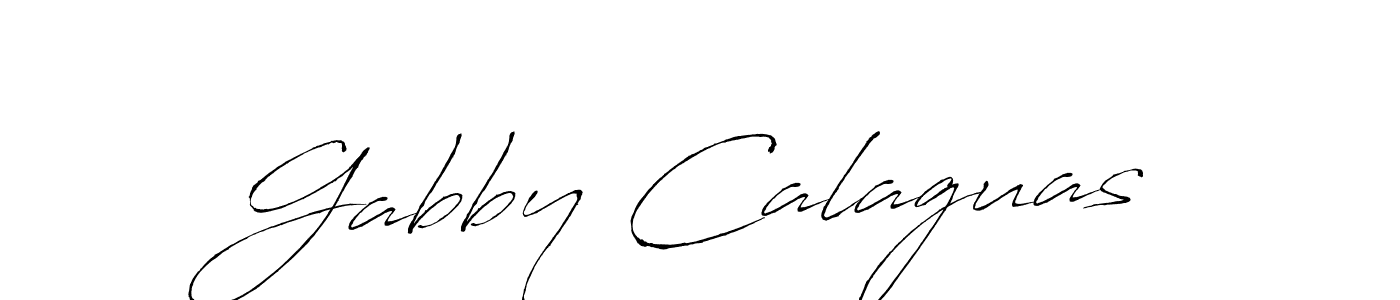 It looks lik you need a new signature style for name Gabby Calaguas. Design unique handwritten (Antro_Vectra) signature with our free signature maker in just a few clicks. Gabby Calaguas signature style 6 images and pictures png